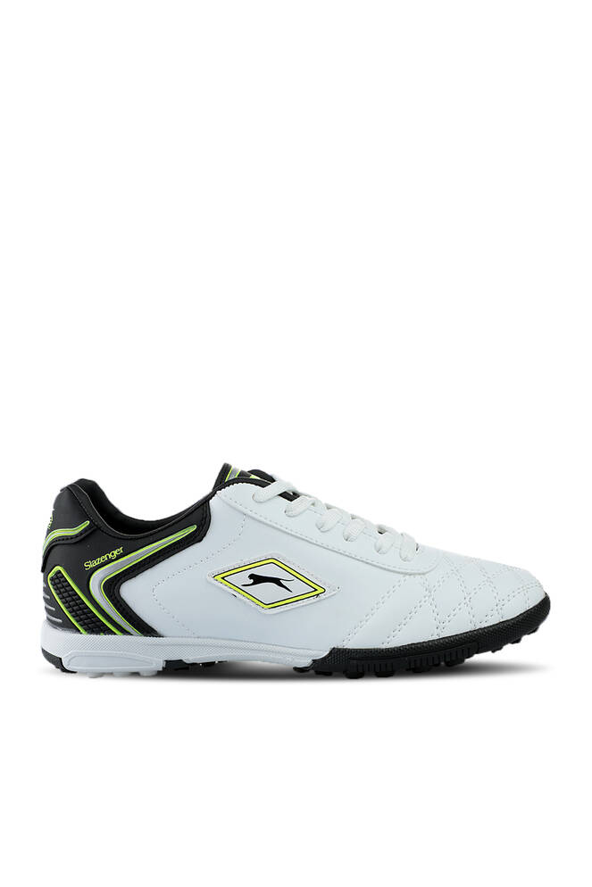 Slazenger HUGO HS Football Boys Indoor Soccer Shoes White - Black