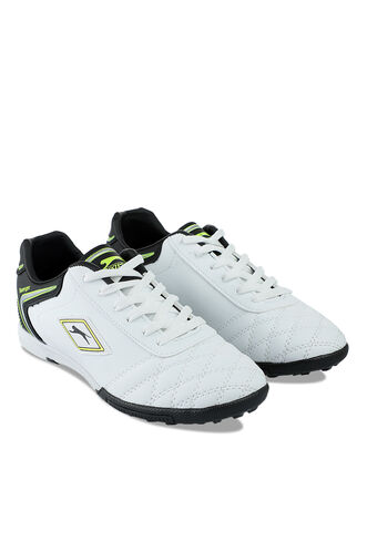 Slazenger HUGO HS Football Boys Indoor Soccer Shoes White - Black - Thumbnail