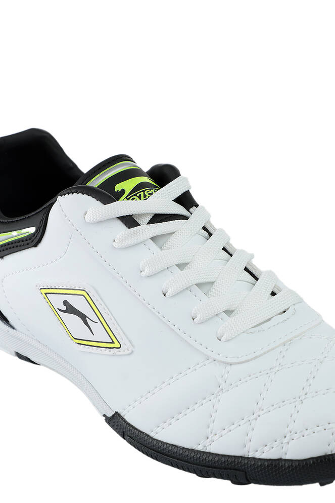 Slazenger HUGO HS Football Boys Indoor Soccer Shoes White - Black