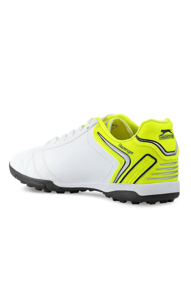 Slazenger HUGO HS Football Boys Indoor Soccer Shoes White - Yellow