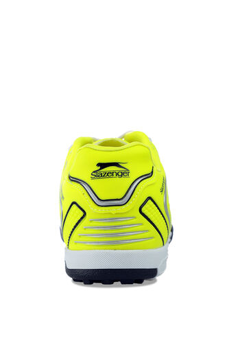 Slazenger HUGO HS Football Boys Indoor Soccer Shoes White - Yellow - Thumbnail