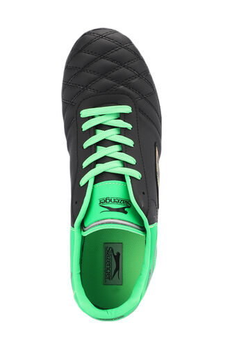 Slazenger HUGO HS Football Men's Indoor Soccer Shoes Black - Green - Thumbnail