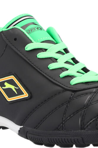 Slazenger HUGO HS Football Men's Indoor Soccer Shoes Black - Green - Thumbnail