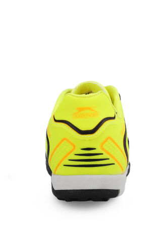 Slazenger HUGO HS Football Boys Indoor Soccer Shoes Black - Yellow - Thumbnail