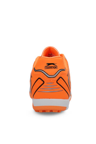 Slazenger HUGO HS Football Boys Indoor Soccer Shoes Gray - Orange - Thumbnail