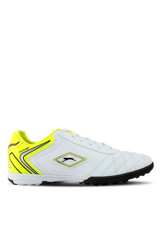 Slazenger HUGO HS Football Men's Indoor Soccer Shoes White - Yellow - Thumbnail