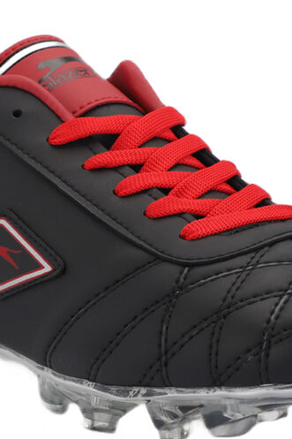 Slazenger HUGO KR Men's Football Shoes Black - Red - Thumbnail