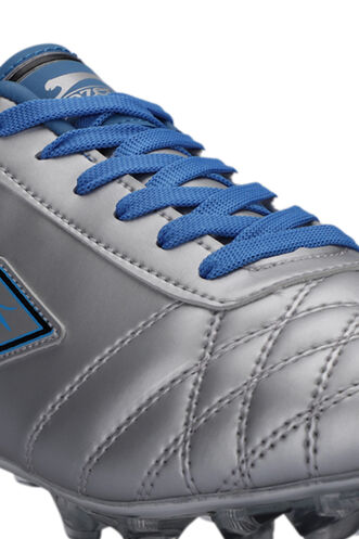 Slazenger HUGO KR Men's Football Shoes Gray - Blue - Thumbnail