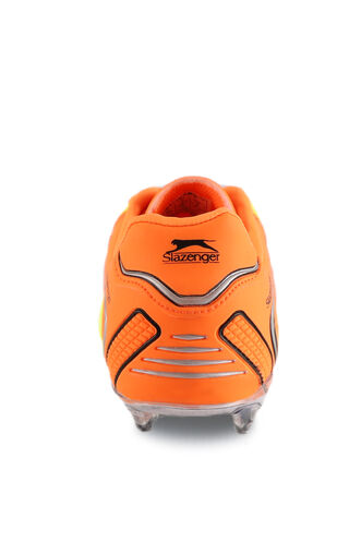 Slazenger HUGO KR Football Boy Child Cleats Shoes Yellow - Red - Thumbnail