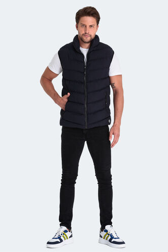 Slazenger HIDRO Men's Vest Navy - Thumbnail