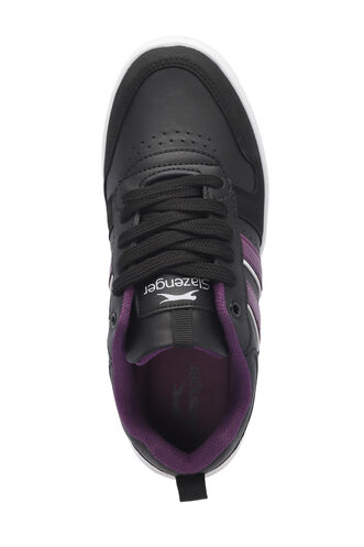 Slazenger IDENTY Women's Sneaker Shoes Black - Purple - Thumbnail