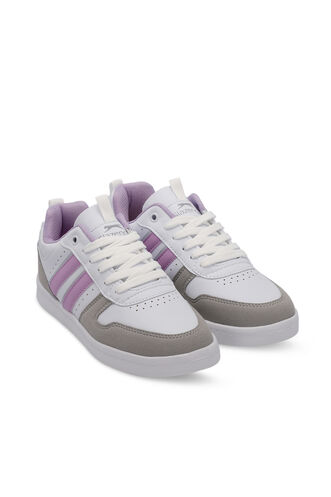 Slazenger IDENTY Women's Sneaker Shoes White - Lilac - Thumbnail