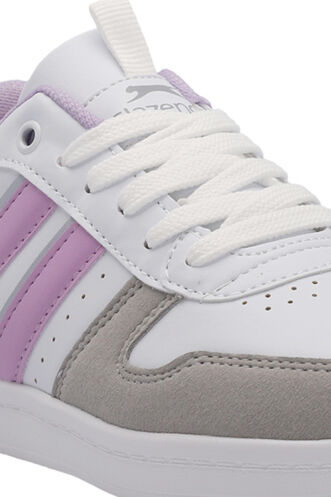 Slazenger IDENTY Women's Sneaker Shoes White - Lilac - Thumbnail