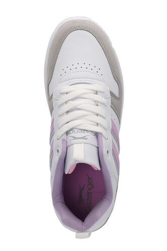 Slazenger IDENTY Women's Sneaker Shoes White - Lilac - Thumbnail