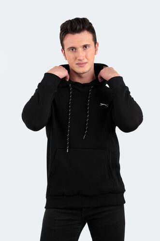 Slazenger IPANEMA Erkek Sweatshirt Siyah - Thumbnail