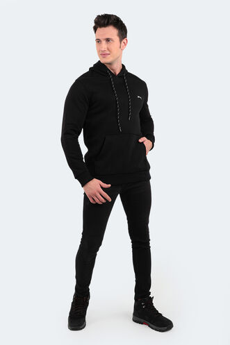 Slazenger IPANEMA Men's Sweatshirt Black - Thumbnail