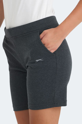 Slazenger IRMUSKA Women's Fitness Shorts Dark Grey - Thumbnail