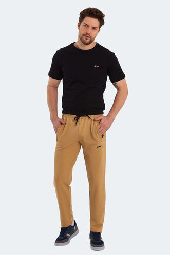 Slazenger JERRY Men's Tracksuit Bottoms Beige - Thumbnail