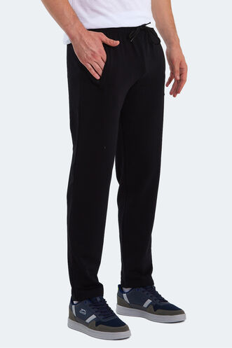 Slazenger JERRY Men's Tracksuit Bottoms Black - Thumbnail