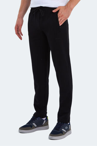 Slazenger JERRY Men's Tracksuit Bottoms Black - Thumbnail