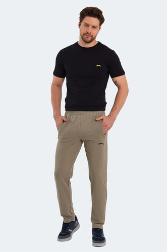 Slazenger JERRY Men's Tracksuit Bottoms Khaki - Thumbnail