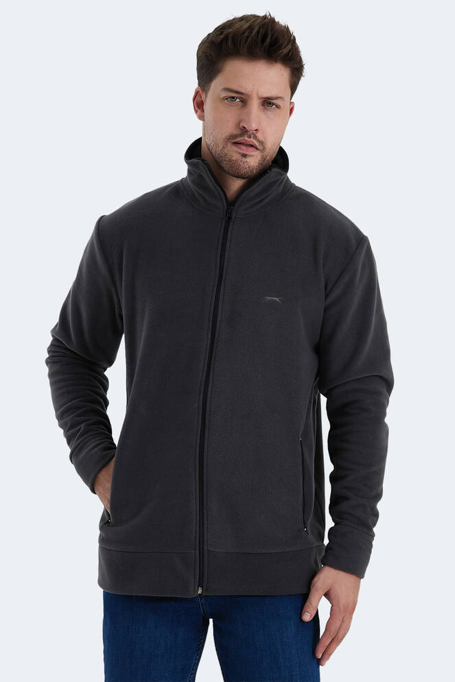 Slazenger KADMOS Erkek Sweatshirt Koyu Gri