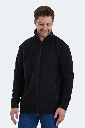 Slazenger KADMOS Men's Sweatshirt Black - Thumbnail