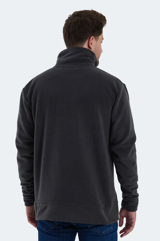 Slazenger KADMOS Men's Sweatshirt Dark Grey - Thumbnail