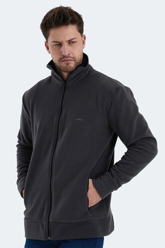 Slazenger KADMOS Men's Sweatshirt Dark Grey - Thumbnail