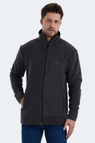 Slazenger KADMOS Men's Sweatshirt Dark Grey - Thumbnail