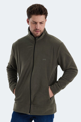 Slazenger KADMOS Men's Sweatshirt Khaki - Thumbnail