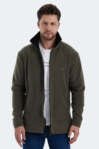 Slazenger KADMOS Men's Sweatshirt Khaki - Thumbnail