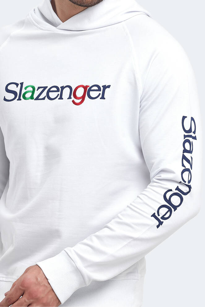 Slazenger KADMOSS Erkek Sweatshirt Beyaz