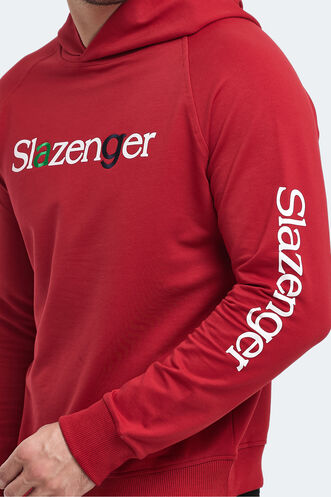 Slazenger KADMOSS Erkek Sweatshirt Kırmızı - Thumbnail