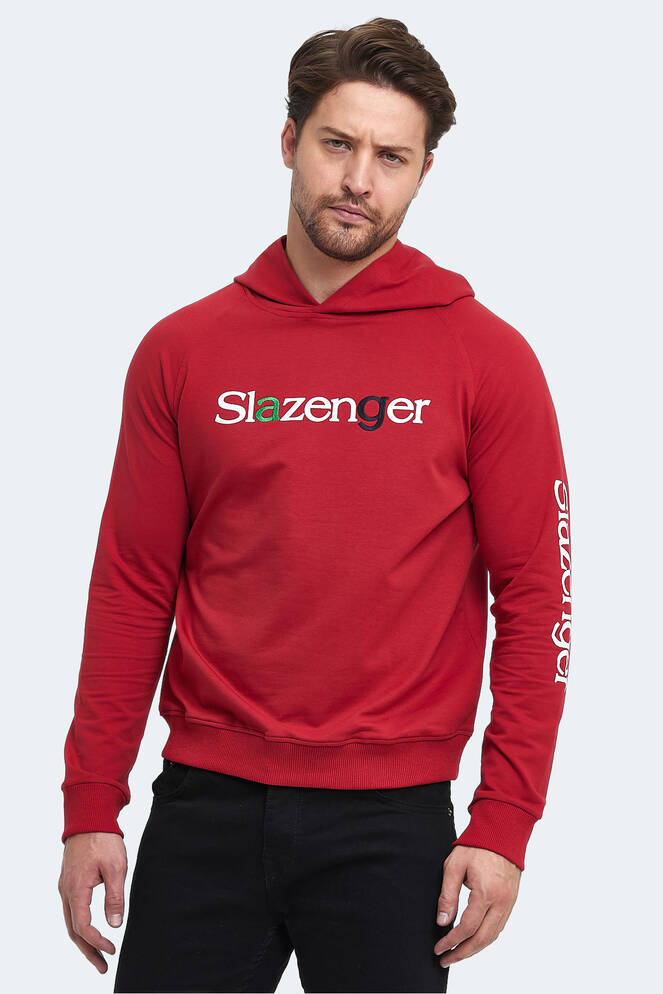 Slazenger KADMOSS Erkek Sweatshirt Kırmızı