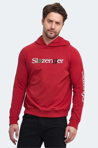 Slazenger KADMOSS Erkek Sweatshirt Kırmızı - Thumbnail