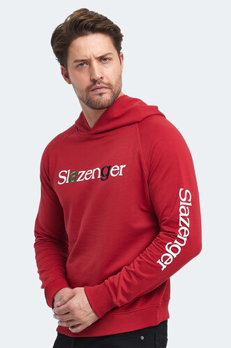 Slazenger KADMOSS Erkek Sweatshirt Kırmızı - Thumbnail