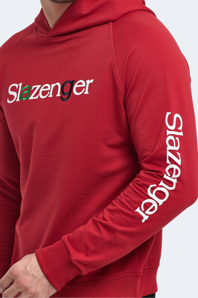 Slazenger KADMOSS Erkek Sweatshirt Kırmızı