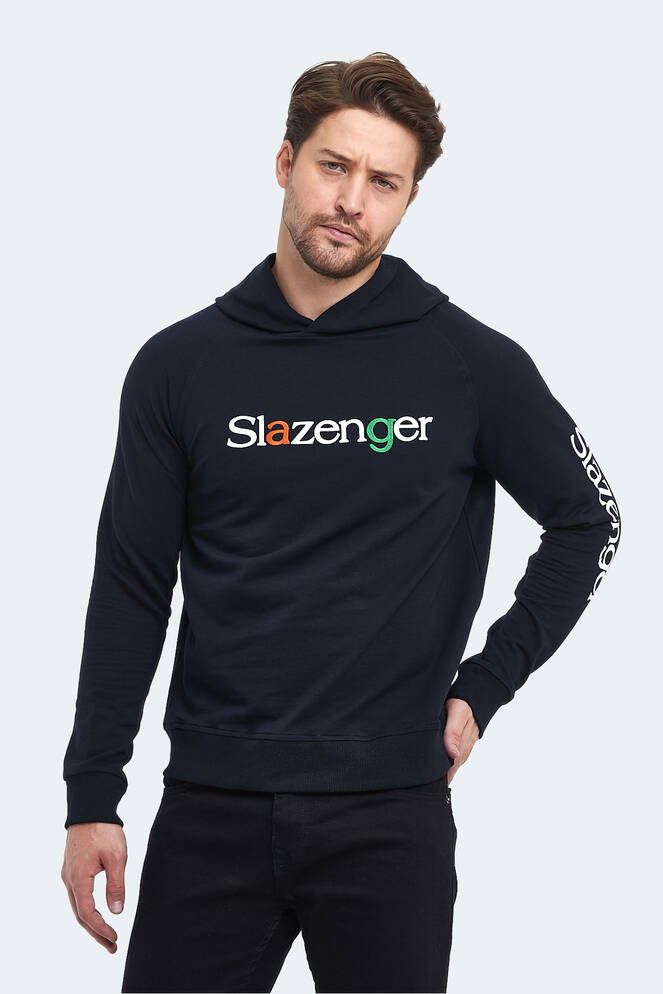 Slazenger KADMOSS Erkek Sweatshirt Lacivert