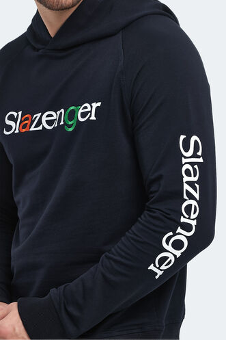 Slazenger KADMOSS Erkek Sweatshirt Lacivert - Thumbnail