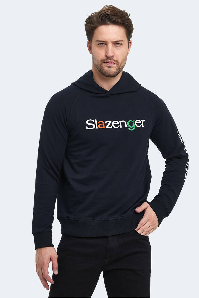 Slazenger KADMOSS Erkek Sweatshirt Lacivert