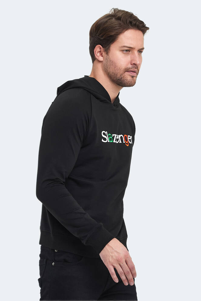 Slazenger KADMOSS Erkek Sweatshirt Siyah