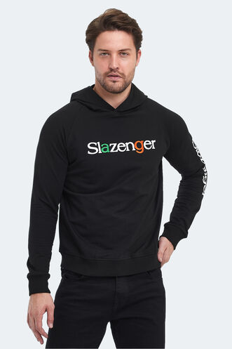 Slazenger KADMOSS Erkek Sweatshirt Siyah - Thumbnail