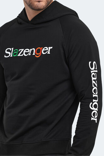 Slazenger KADMOSS Erkek Sweatshirt Siyah - Thumbnail