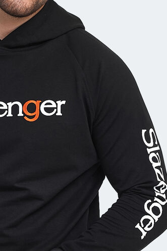 Slazenger KADMOSS Erkek Sweatshirt Siyah - Thumbnail