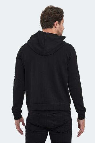 Slazenger KADMOSS Erkek Sweatshirt Siyah - Thumbnail