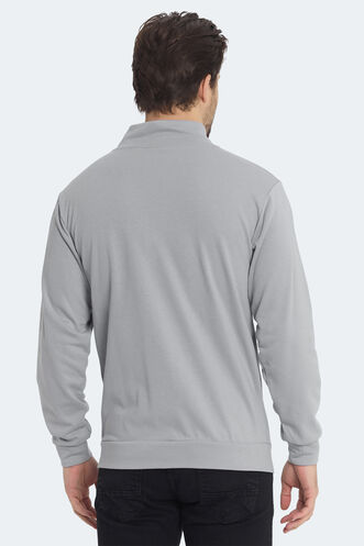 Slazenger KAGISONA Erkek Sweatshirt Gri - Thumbnail