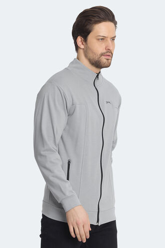 Slazenger KAGISONA Erkek Sweatshirt Gri - Thumbnail