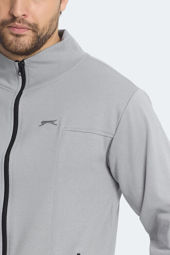 Slazenger KAGISONA Erkek Sweatshirt Gri - Thumbnail