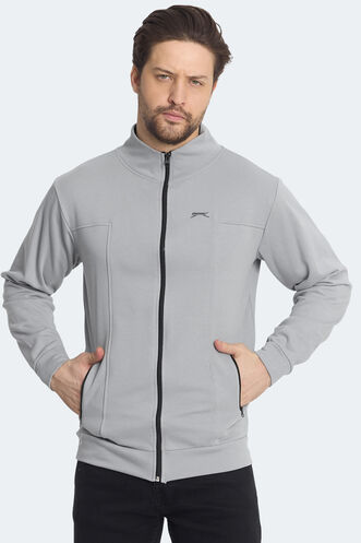 Slazenger KAGISONA Erkek Sweatshirt Gri - Thumbnail